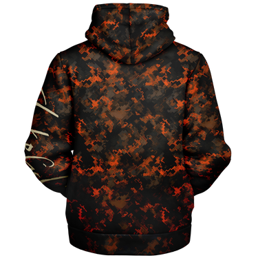 Chokefish™ Microfleece Zip-Up Hoodie Camouflage-015B